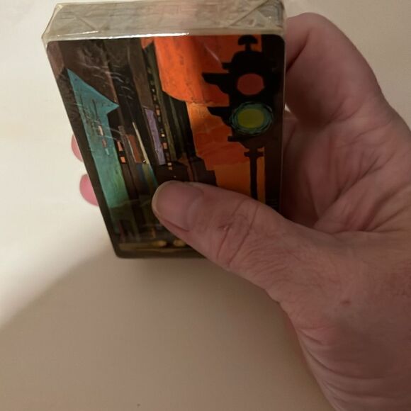 Stardust 1960’s VTG Cityscape Streetlight & Cars NEW Deck Sealed  Extremely RARE - Picture 3 of 3